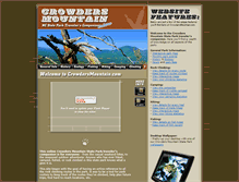 Tablet Screenshot of crowdersmountain.com